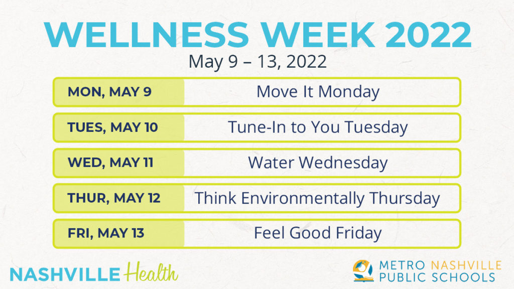 NashvilleHealth and MNPS Partner for Wellness Week 2022